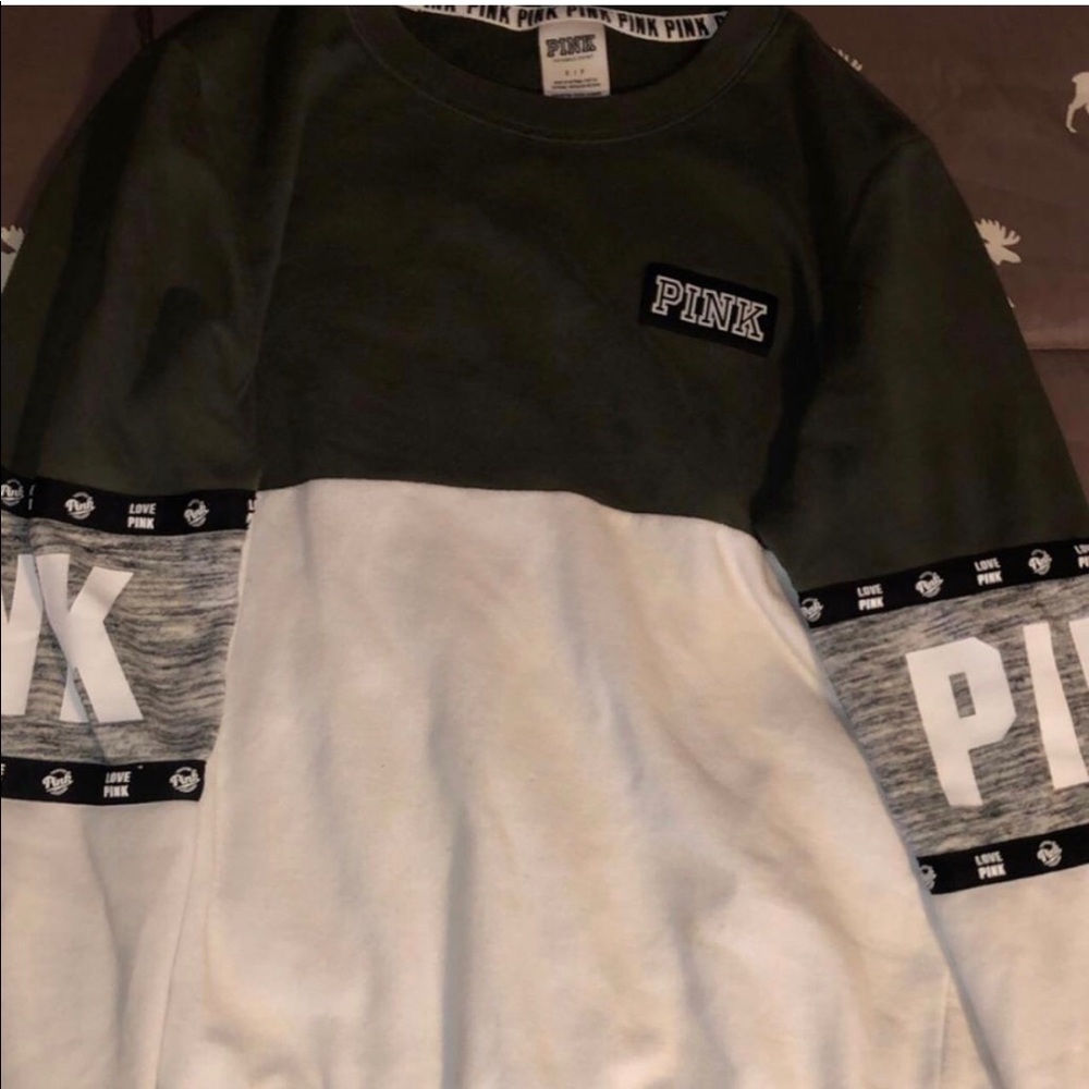 PINK olive sweater